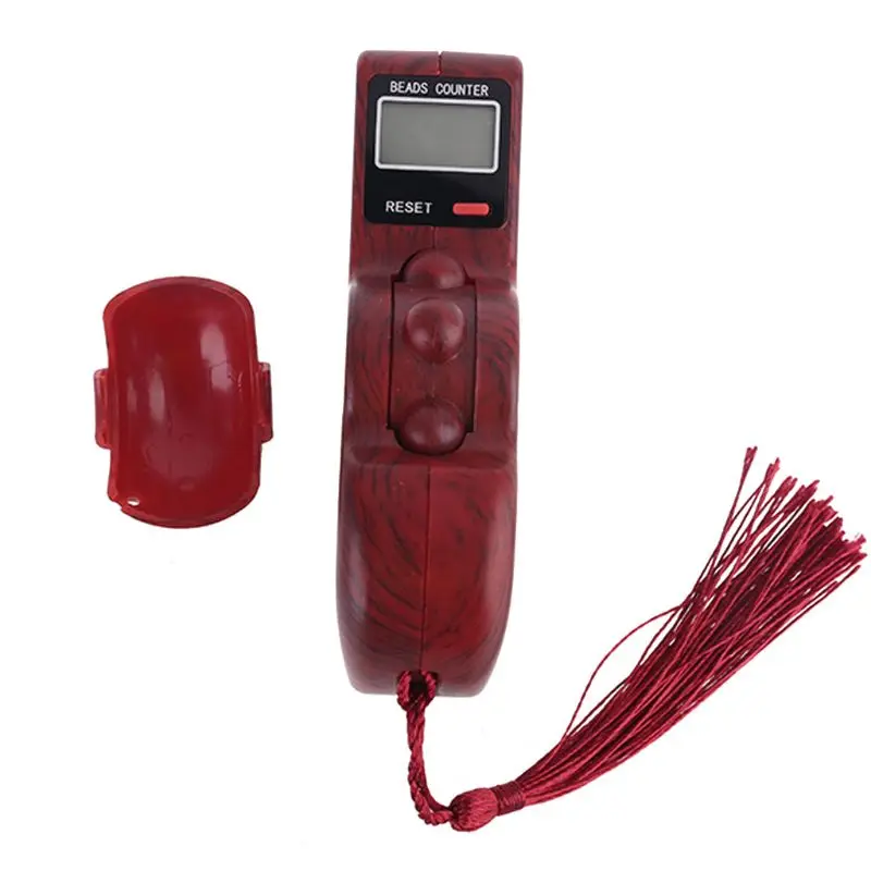 Portable Spiral Handheld Manual Digital Beads Counter Finger Game Toy One Key Reset Decompression Relaxation Tool for Meditation