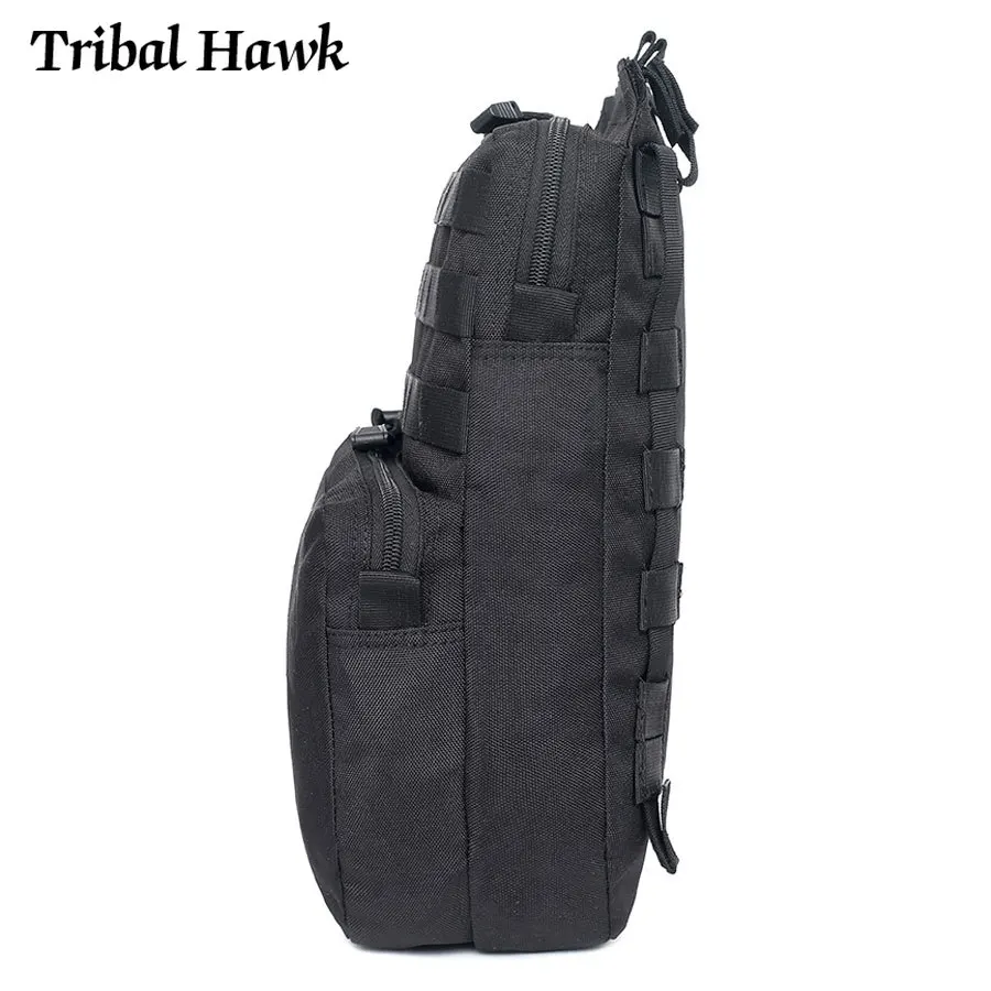 Mochila Molle táctica para exteriores, bolsa Airsoft, equipo de combate de caza, chaleco EDC, accesorios, bolsa de nailon