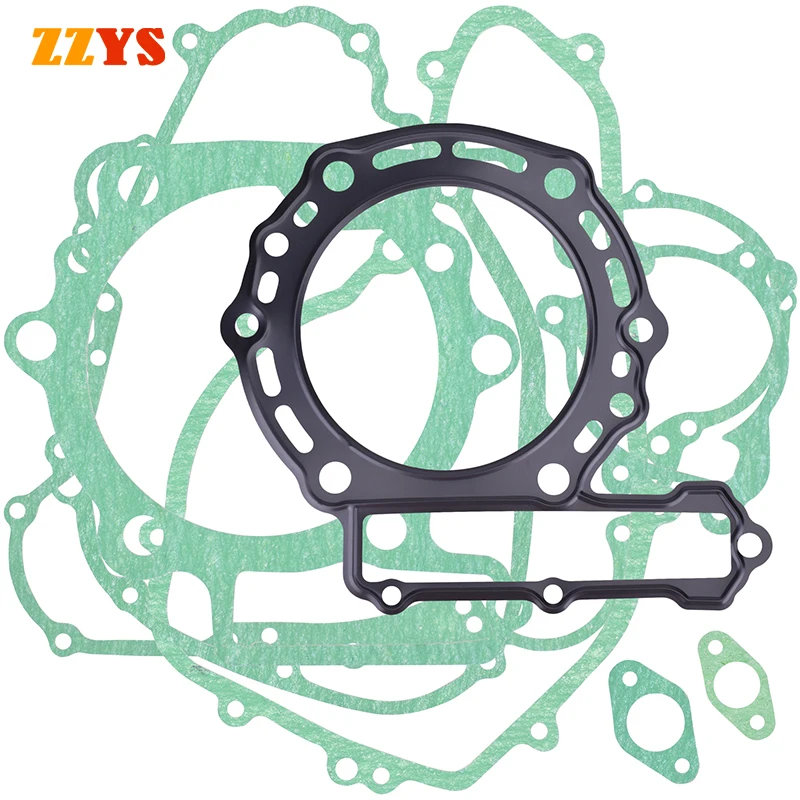 Motorcycle Complete Full Cylinder Head Overhaul Gasket Mat Pad Kit for Kawasaki Bike KLR650 KLR 650 650CC