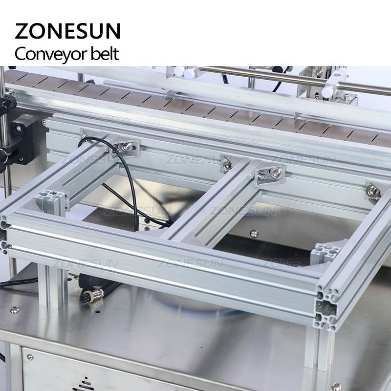 ZONESUN ماكينة التقاط ووضع مكتبية أتوماتيكية سلسلة ناقلة حزام لخط الإنتاج