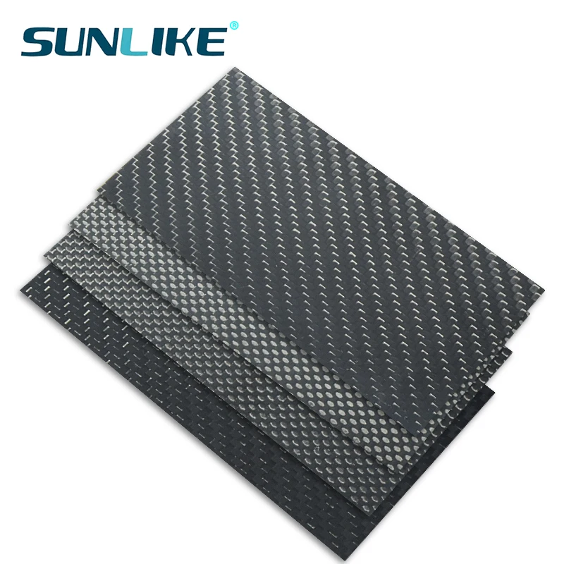 75*125mm 3k glossy matte twill plain carbon fiber sheet carbon fiber plate carbon fiber panel board thick 0.5,1,1.5,2,3,