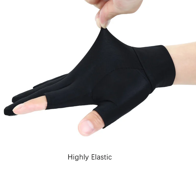 Summer Gloves Men Ice Silk Sun Proction Driving Non-Slip Breathable Thin Touch Screen Elastic Cycling Fishing Fingerless Gloves