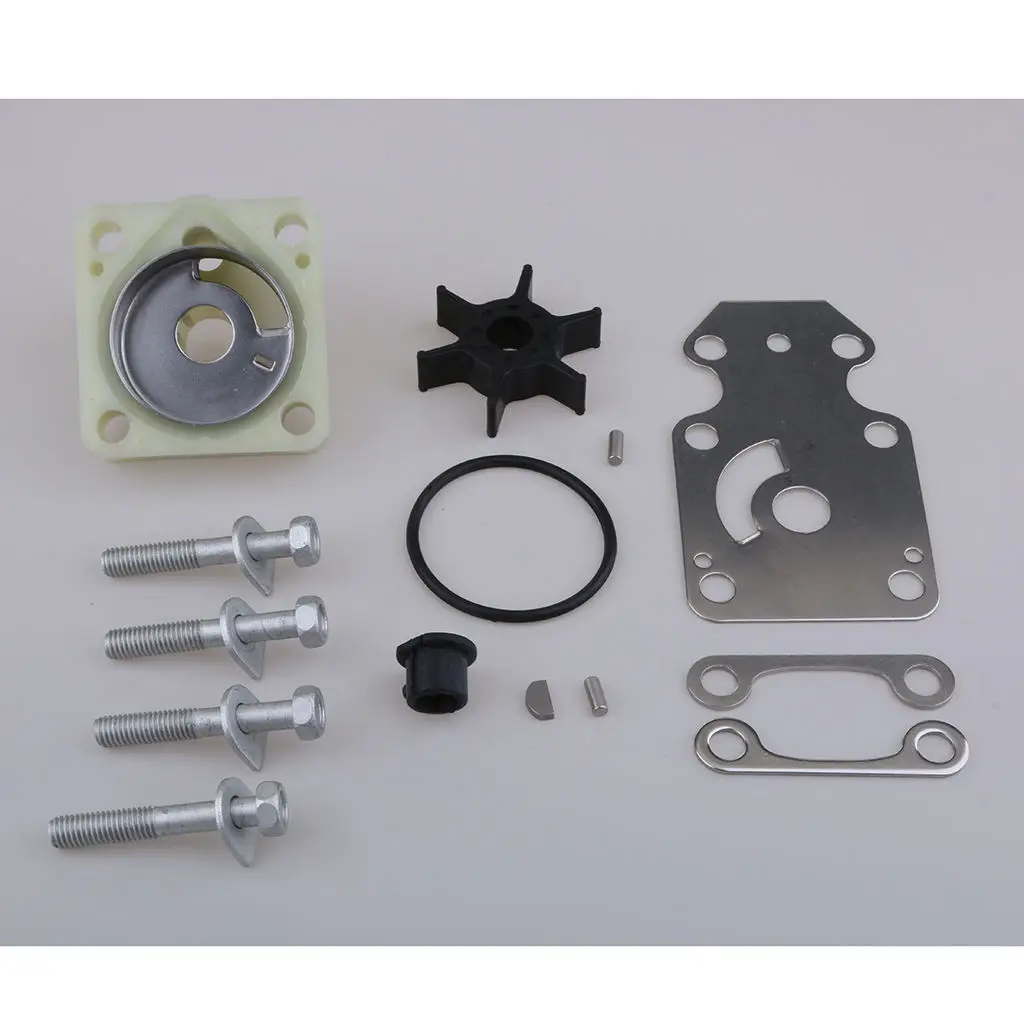 Boat Water Pump Impeller Repair Kit For Yamaha F15-F20 Outboard Pump 6AH-W0078-00-00 Higher Flow Rates & Cooling Flow