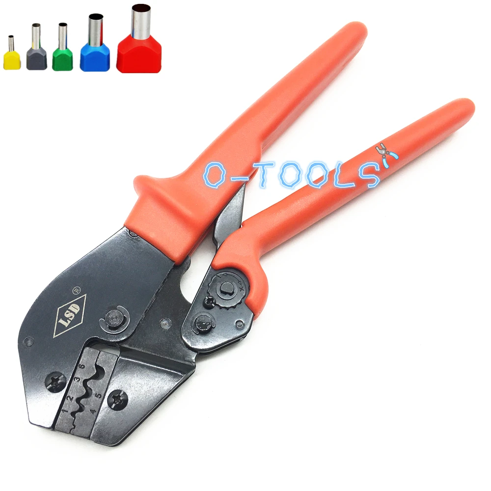 AP-04WF Electric crimping tools for double cable ferrule 1-6mm2 crimper crimp plier for twin wire cord-end sleeves 17-10AWG