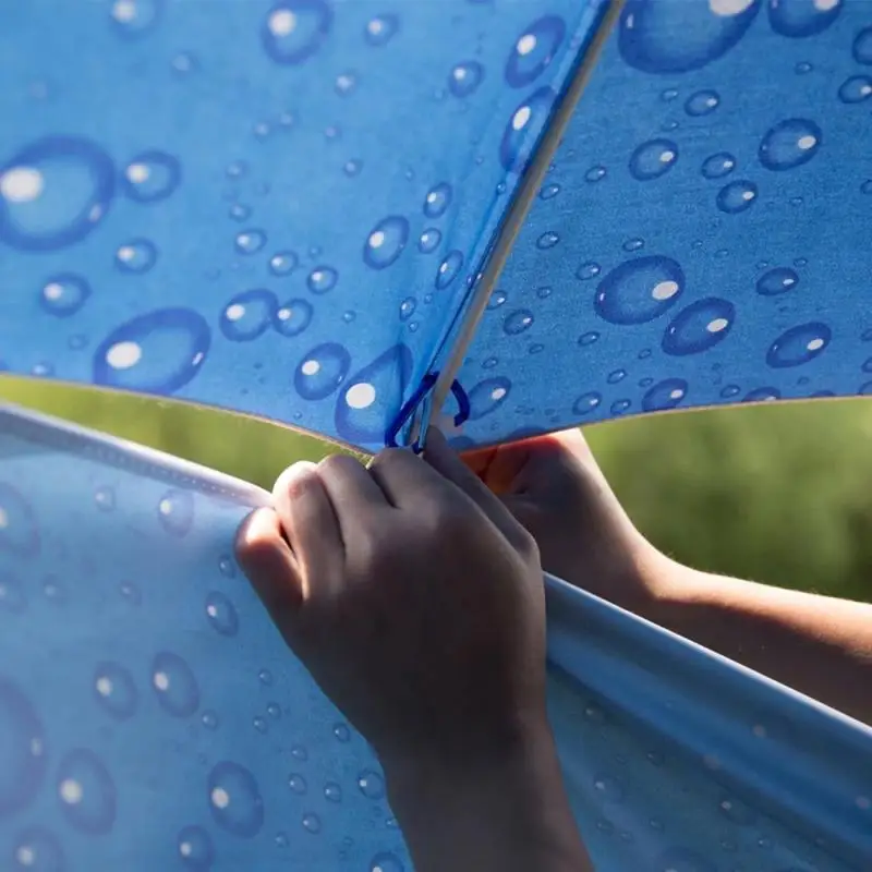 4,8 m przeciwdeszczowy namiot ścienny tkanina wędkarska parasol składany cień tkanina plaża fartuch chroniący przed słońcem tkanina typu