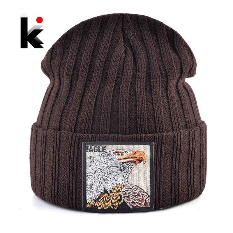Czapka z dzianiny dla mężczyzn w jednolitym kolorze Ciepłe czapki z daszkiem dla kobiet Streetwear Hip Hop Bonnet Gorras dla chłopca i dziewczynki