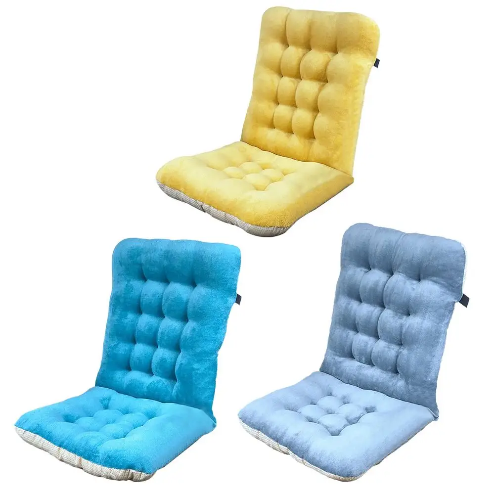 Long Cushion Recliner Chair Cushion Solid Color Cushion Soft Comfortable Office Chair Seat Cushions Garden Lounger Mat