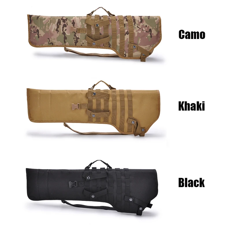 3 Color Tactical Scabbard Holster Gun Bags Assault Long Gun Knife Hunting Bag Pouch Case