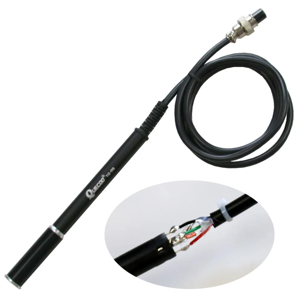 QUECOO 5pin T12-M8 9501 907 P9 uchwyt 1,1 m dla STM32 T12-955/958 stacja lutownicza temperatura cyfrowy kontroler elektryczny