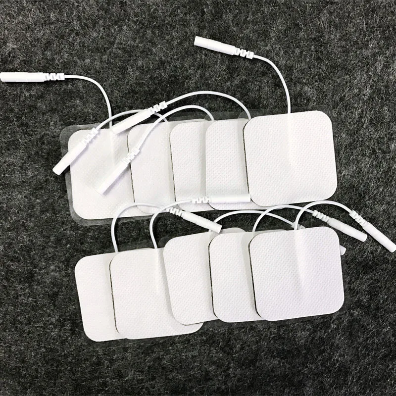 20/10p 5x5cm Electrode Pads for Electric Tens Acupuncture Digital Therapy Machine for Slimming Electric Body Massager Frequency