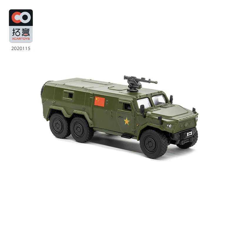 Xcartoys 1:64 Df Warrior III Multi-Purpose Armored Vehicle Green NO.115 Simulation Model Car