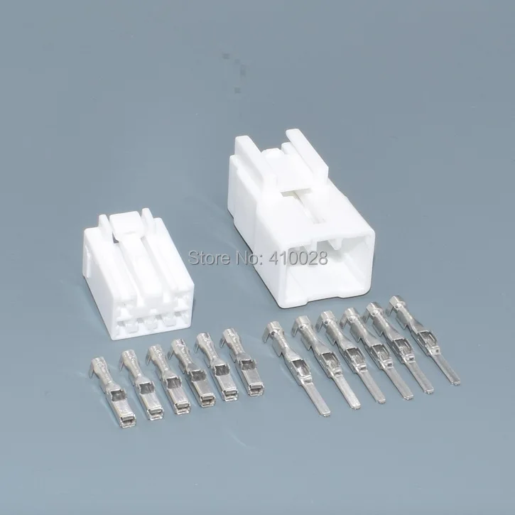 worldgolden 6 Pin 2.2mm MG651044 MG 651044 Automotive Wire Connector Female Male Socket