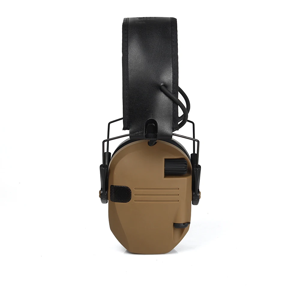 전자 촬영 귀 보호대, 사냥 귀마개 듣기 보호 사운드 증폭 소음 방지 전문 사냥 귀 디펜더