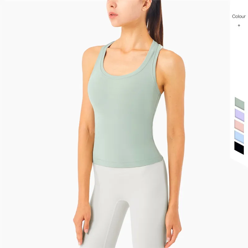 Chaleco de Yoga de belleza Sexy, Sujetador deportivo, camiseta sin mangas para mujer, ropa deportiva, blusa transpirable de alta elasticidad que