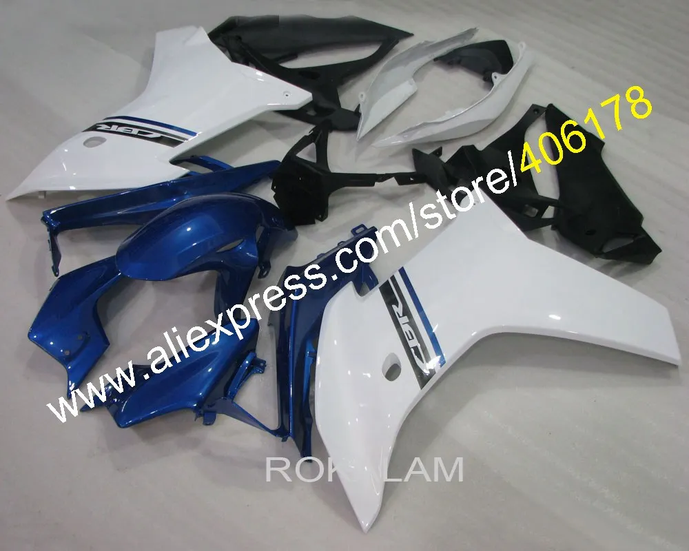 Cheap Motorbike Fairing For Honda CBR600F 2011 2012 2013 Blue White Body Kit Motorcycle Fairings (Injection Molding)