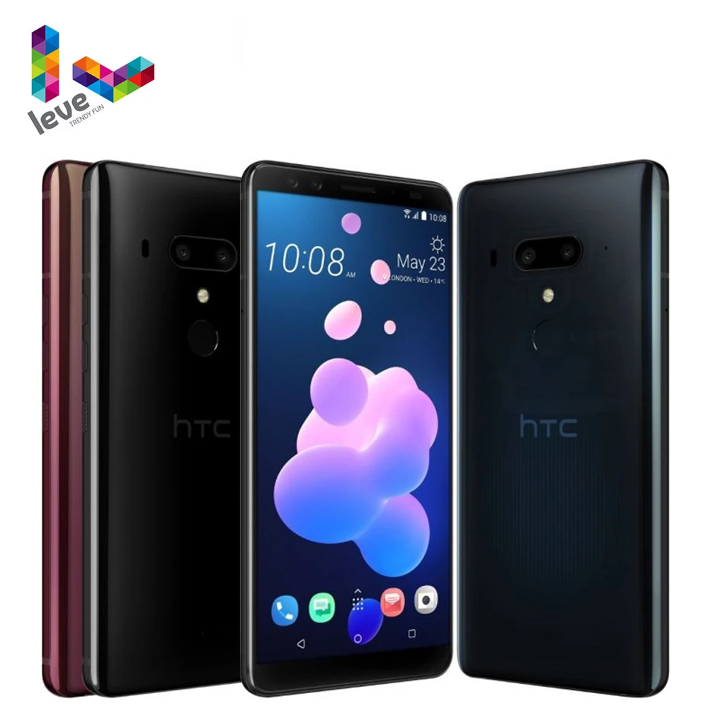 

Unlocked HTC U12+ Dual SIM Mobile Phone 6GB RAM 64GB&128GB ROM Octa Core 6.0" 16MP NFC 4G LTE Original Android Smartphone