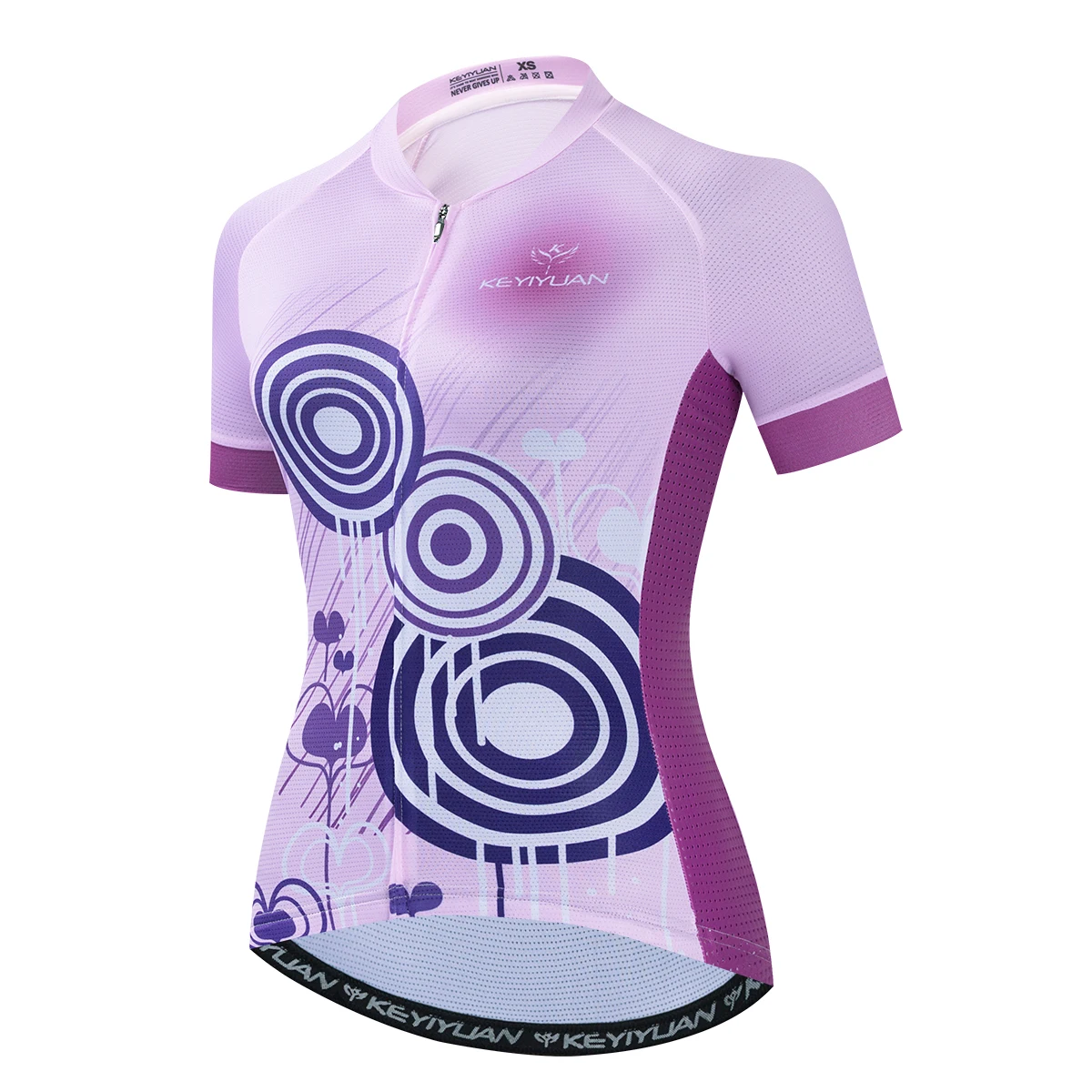 

KEYIYUAN Women's Mtb Cycling Jersey Summer Short Sleeve Bicycle Clothing Tops Road Bike Shirts Maillot Ciclismo Mujer Verano