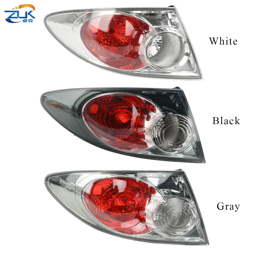 ZUK Rear Bumper Tail Light For Mazda 6 GG Sedan 2002-2015 M6 Fastback Sport Taillight Taillamp Brake Stop Trunk Lid Lamp