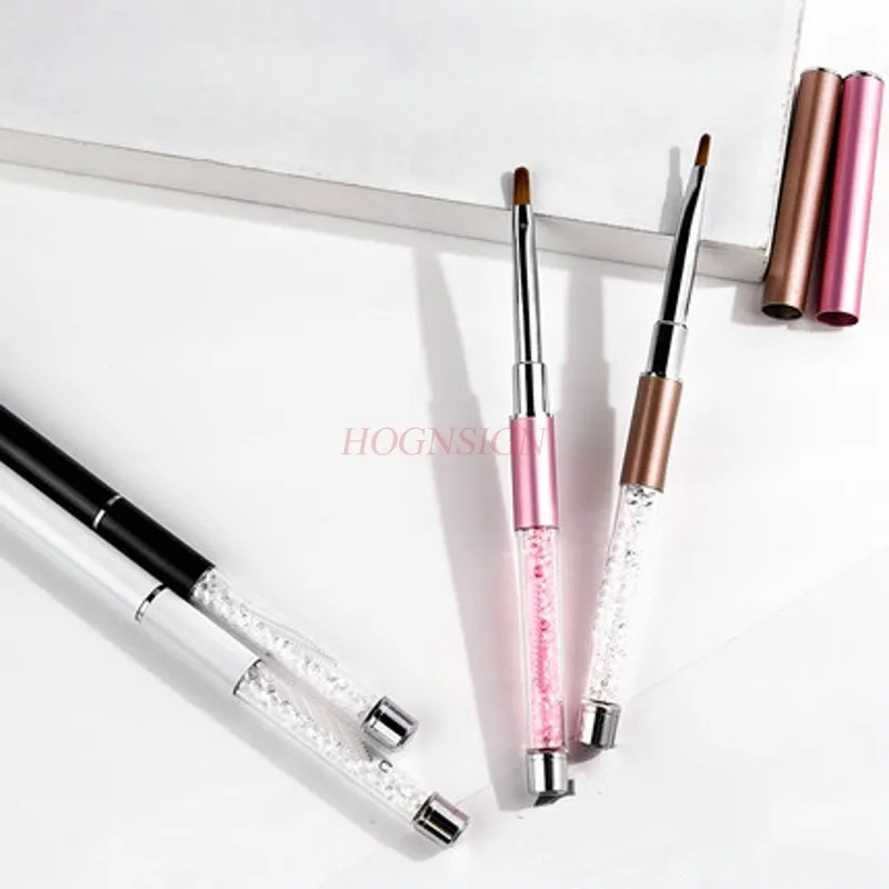 Pędzel do ust Pędzel do szminki Przenośny z pokrywką Makijaż Kobiece brwi Mini korektor Wargi Wyprzedaż