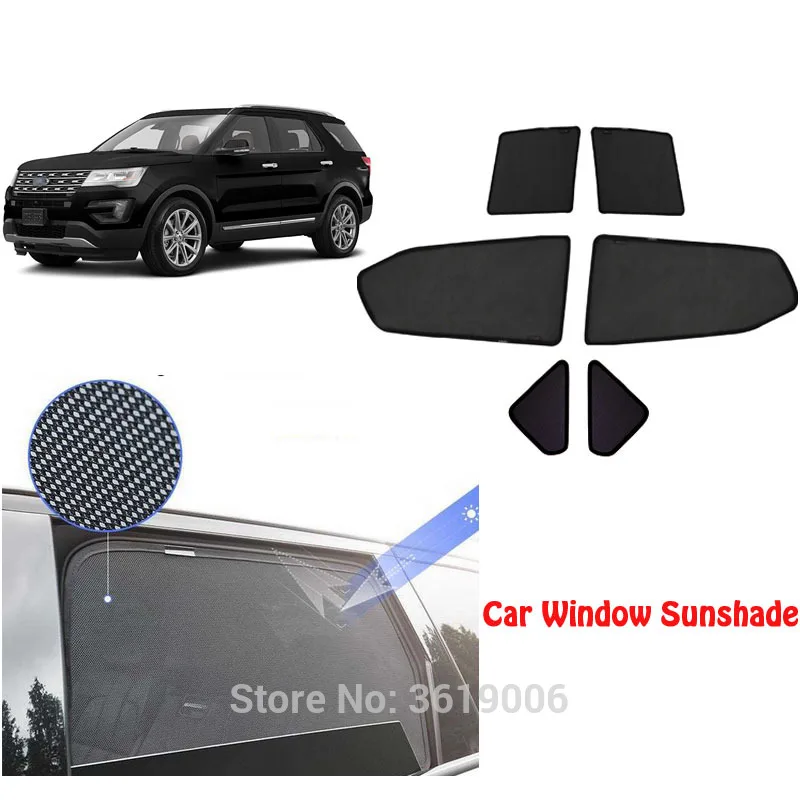 6pcs High-end custom For Ford Kuga Escape 2013-2018 card type magnetic car curtain sun shade car window shade car styling