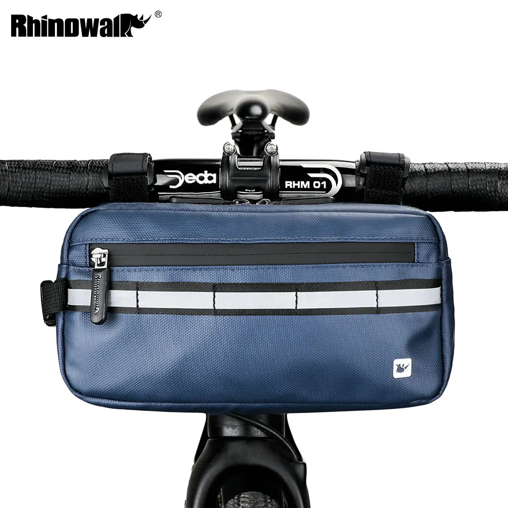 Rhinowalk Bicycle Bag 3LFront Tube Frame Handlebar Bag Waterproof MTB Road Bike Triangle Bag Cycling Pannier Bicycle Accessories