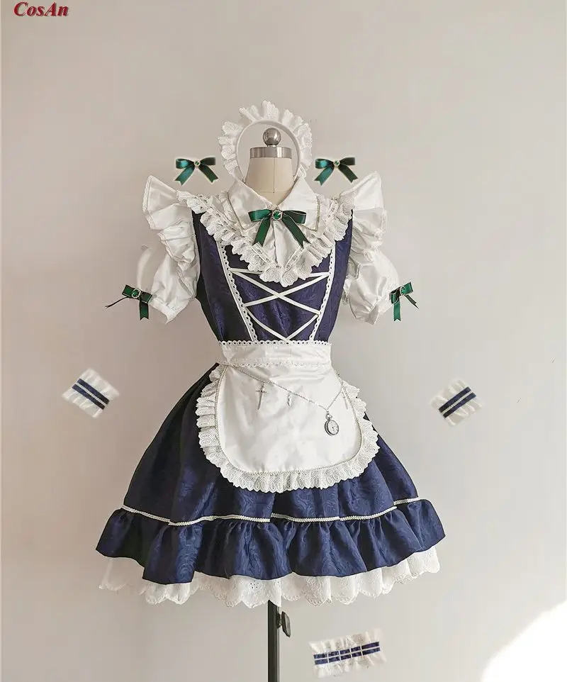 Game Touhou Project Izayoi Sakuya Cosplay Costume Gorgeous Unform Skirt Activity Party Role Play Clothing High-End Custom-Make