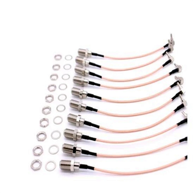 

150pcs F to CRC9 cable F female to CRC9 right angle RG316 Pigtail cable 15cm for 3G/4G USB Modem