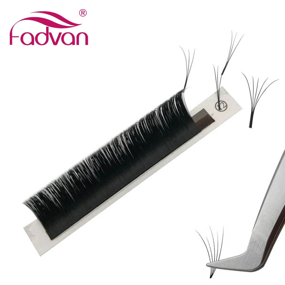 Fadvan Easy Fanning Eyelash Faux Mink Eyelashes Extension for Professional Eye Lash Building Blooming 2d/4d/6d Mix Volume Lashes