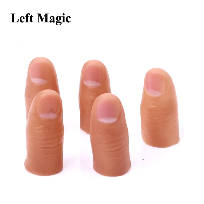 5 Pcsเคล็ดลับThumb Finger Fake Magic Trick Close Up Vanish Appearing Finger Trick Propsของเล่นตลกPrank Party