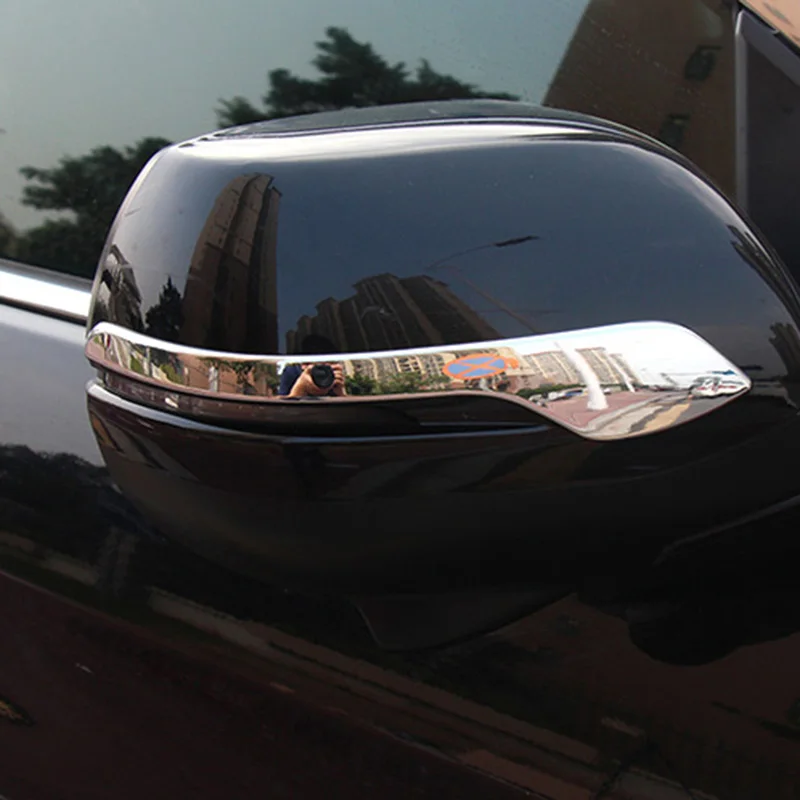 For Honda CR-V CRV 2012 2013 2014 2015 2016 Chrome Rear View Door Side Rearview Mirror Cover Trim Protector Car Styling Sticker