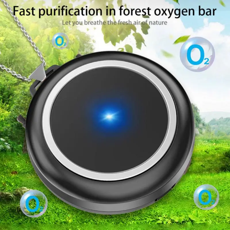 Portable USB Charging Mini Necklace Lanyard Fresh Air Purifier With Air Purifier With Negative Ions Household  Merchandises