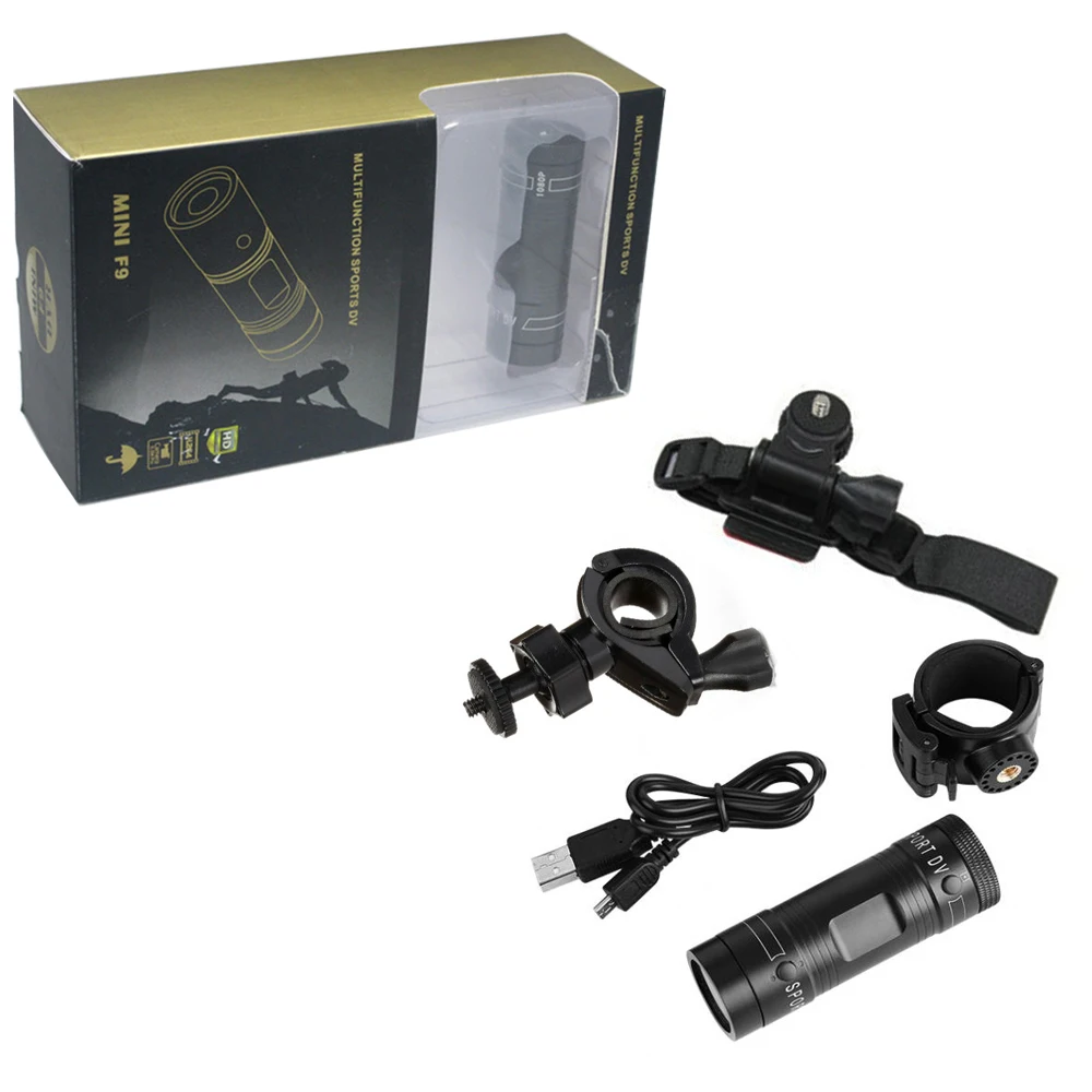 Bike Motorcycle Car digital Video 1080P 3MP AIV Mini Camcorder Small Aluminum Sport Action Recorder Helmet Camera DV DVR Extreme