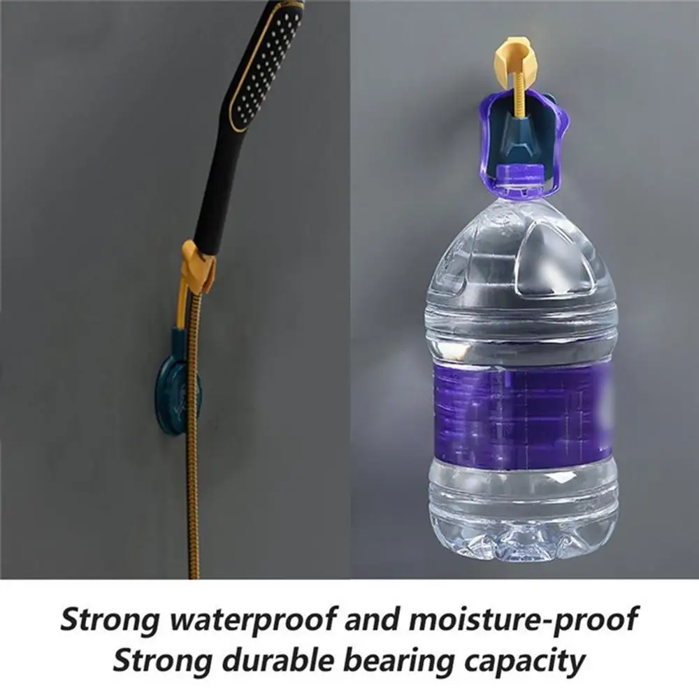 New Adjustable Shower Bracket Punch-free Wall Mounted Shower Bracket Multifunctional Rotatable Shower Head Fixed Base