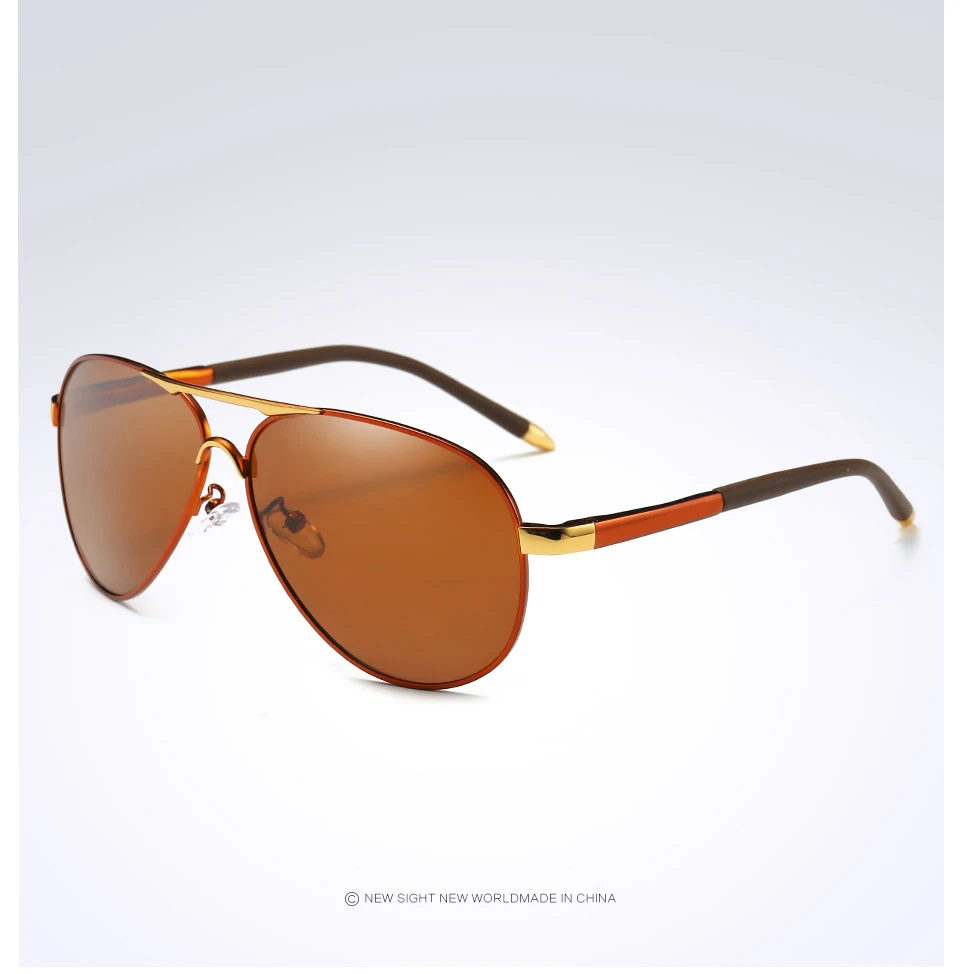 Neue Design Outdoor Sport Pilot Polarisierte Sonnenbrille Männer Frauen Anti-Glare Fahren Gläser Trendy Shades Spiegel Objektiv sonnenbrille – Detail 18