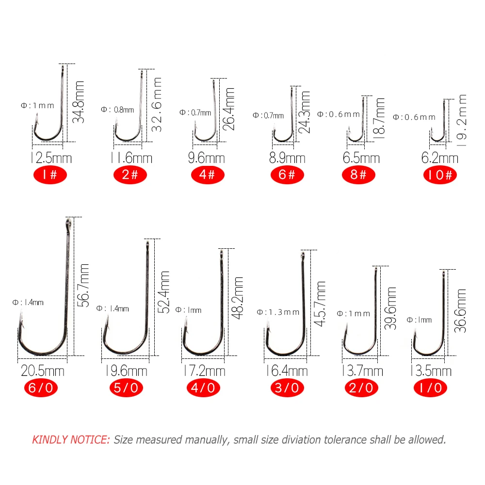 ويفريو 100 قطعة صنارة ابردين طويلة شانك حادة صنارة صيد أسماك المياه العذبة خطافات صيد سمك خطافات شائك منتظمة للبيع بالجملة #2
