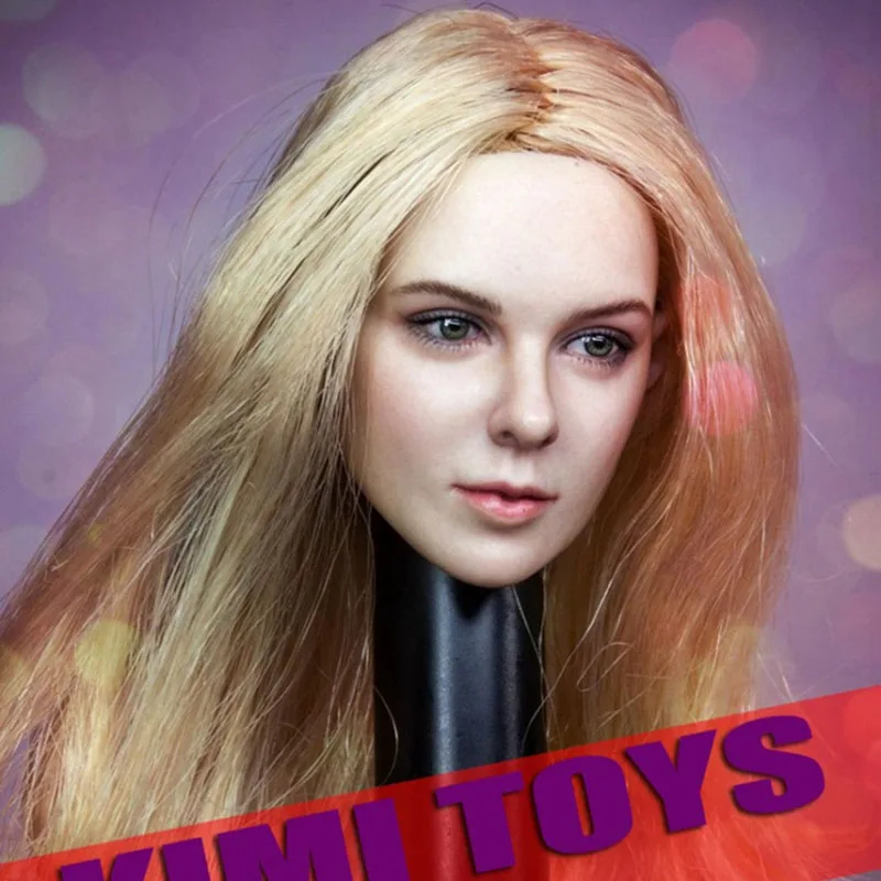 KIMI TOYS KT012 1/6 European Beauty Head Sculpture Female Head Carving Model for 12