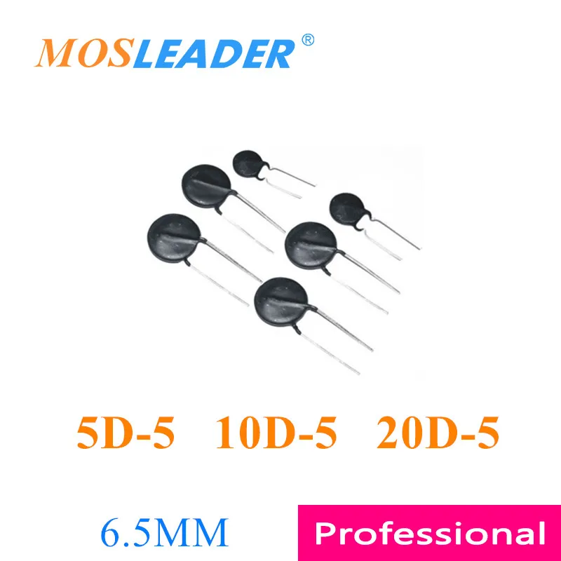 

Mosleader 1000 шт. DIP NTC термистор 5D-5 10D-5 20D-5 6,5 мм 5R 10R 20R китайский 5D5 10D5 20D5 5D5-R01 10D5-R01 20D5-R01