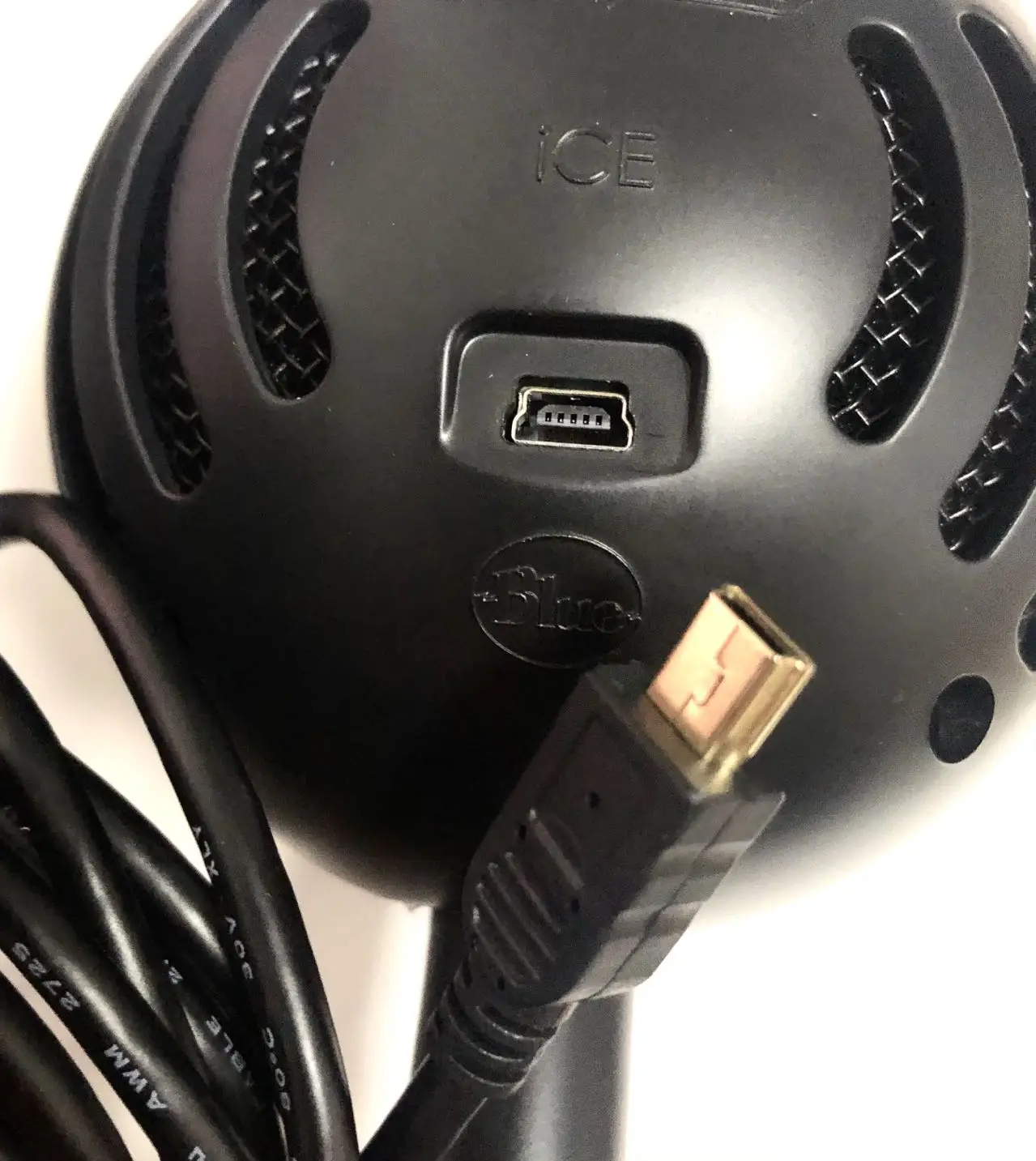 USB Microphone Golden Cable Cord Wire for Blue Yeti USB Microphone, Blue Snowball iCE USB Mic，2 meters