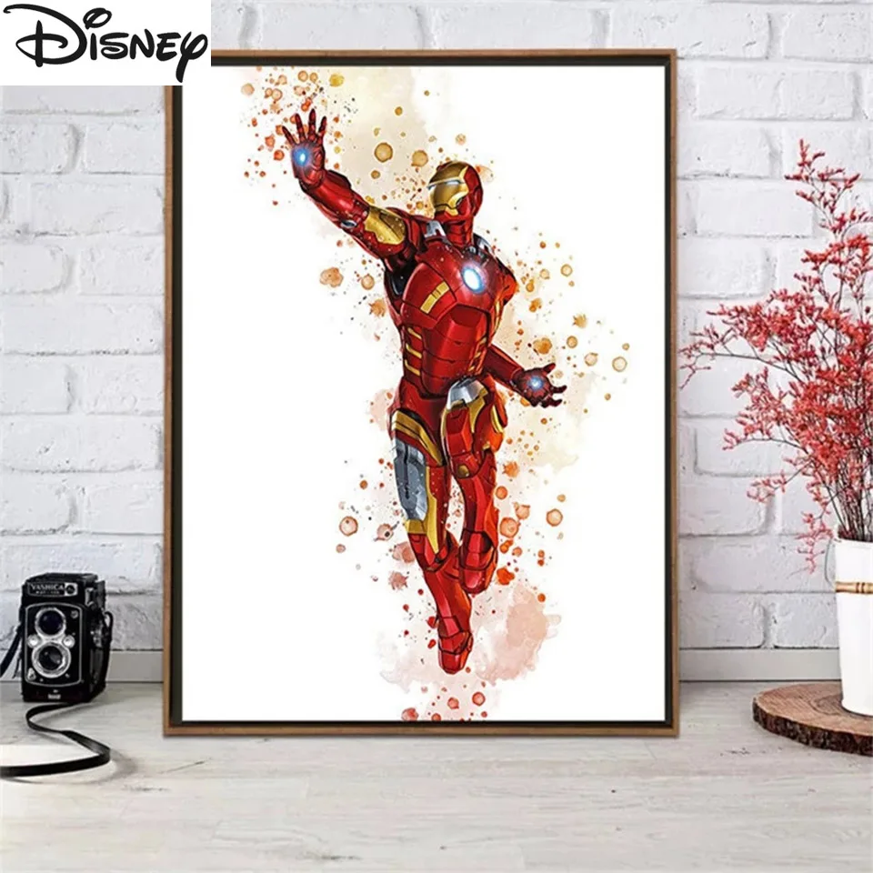 Avengers Marvel Superhero 5D Diamond Painting Iron Man Rhinestone Picture Beads Embroidery Full Diamond Mosaic Home Decor Gift