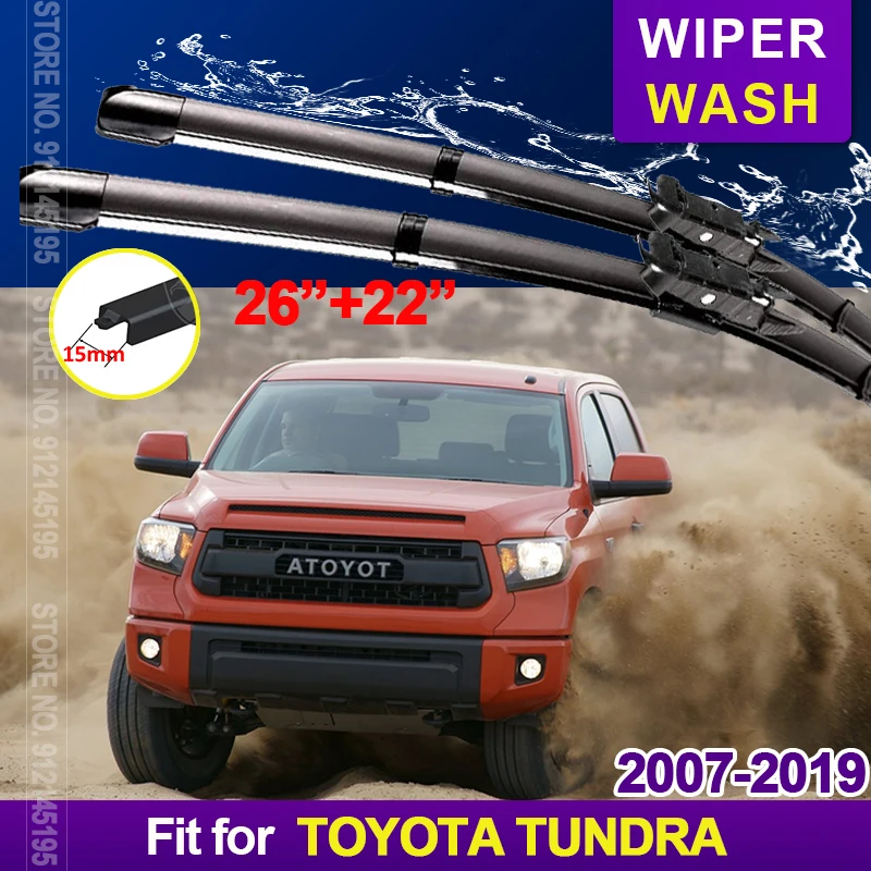 

Car Wiper Blade for Toyota Tundra Sequoia 2007~2019 XK50 Windscreen Windshield Wipers Car Accessories 2008 2009 2010 2011 2012