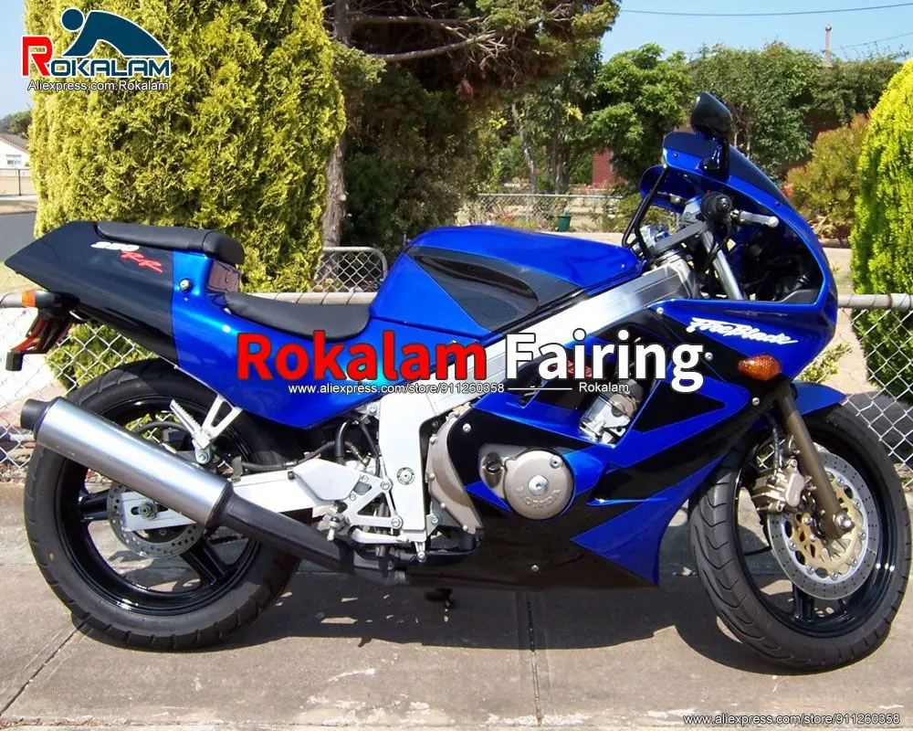 

Комплект обтекателей для Honda CBR250R MC19 1988 1989 CBR 250R MC19 88 89, комплект синих обтекателей для мотоцикла послепродажного обслуживания (литье под давлением)
