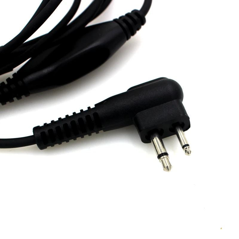 Auriculares telescópicos con micrófono de garganta ajustable para Motorola, Radio de 2 vías, PRO1150, PRO2150, CP040, GP68, GP88, GP300, GP2000