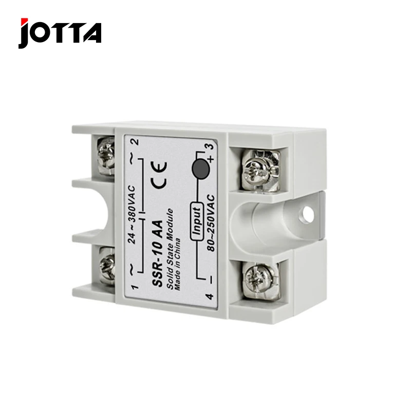 SSR-10AA SSR-25AA SSR-40AA AC-AC 10A 25A 40A Solid State Relay Module Input 80-250VAC Output 24-380VAC High Quality