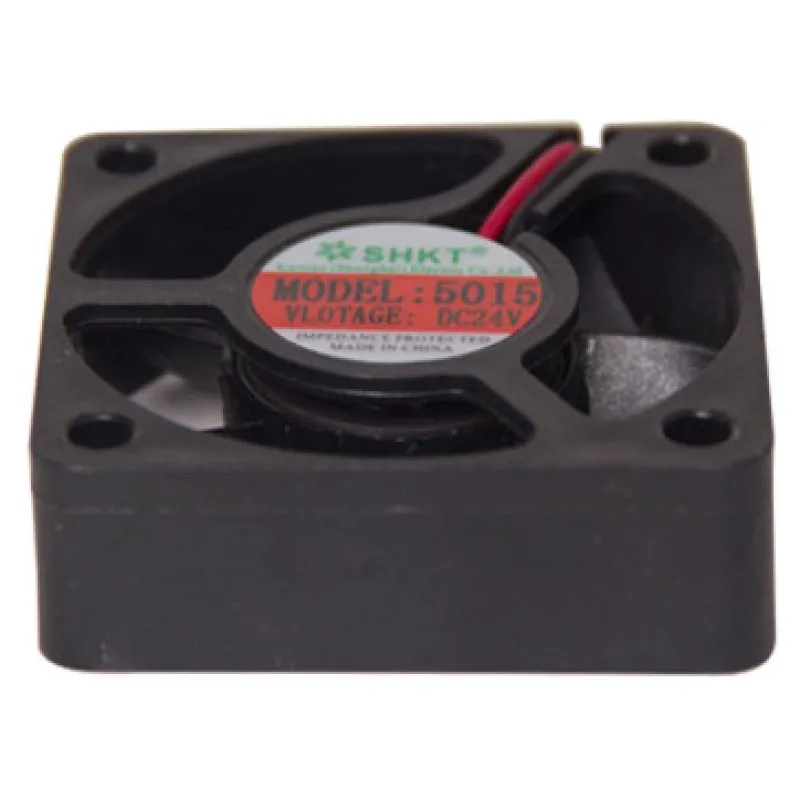 50mm x 50mm x 15mm 5015 DC 12V / 24V 0.1A 2Pin Brushless Cooling Fan