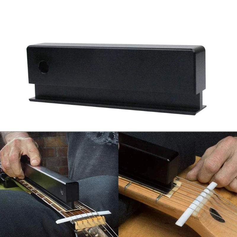 PXPF Guitar Bass Repair Maintenance Alloy Fretbar Understring Leveler Fret Sanding Leveling Beam File Bar Luthier Tool