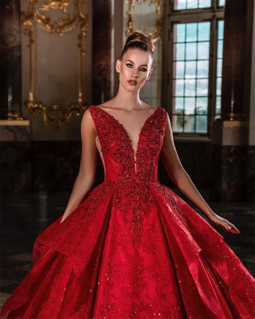 Vestidos de novia en rojo hotsell