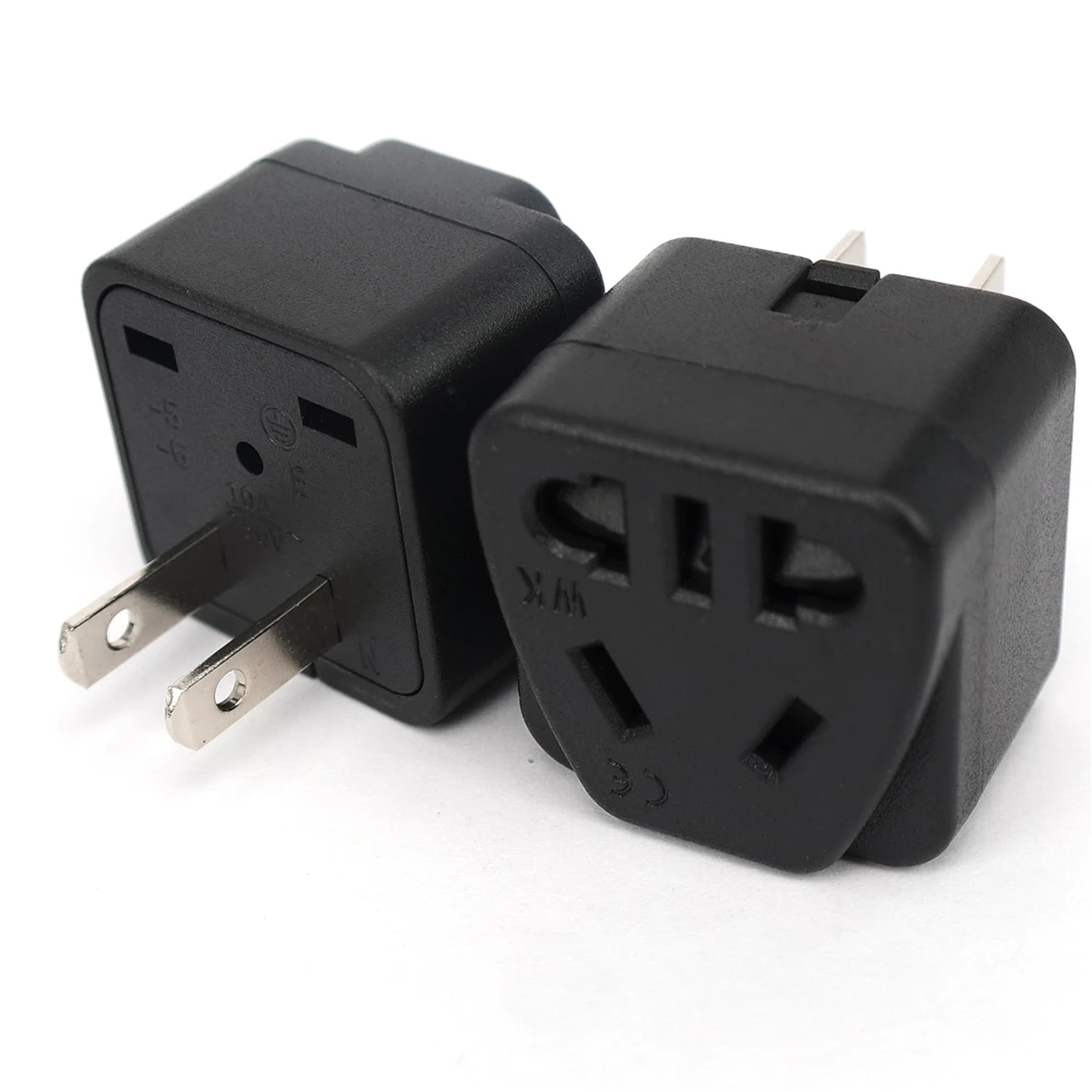 Universal Italy Switzerland India UK US AU EU German Russia AC Power Socket US 2plug American Plug Travel Charger Adapter Conver