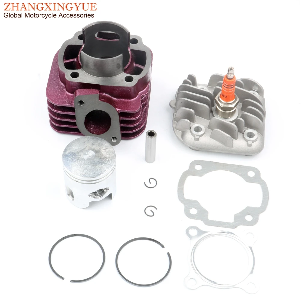 70cc Big Bore Racing Cylinder Kit & Carburetor & Air Filter & Coil & CDI for Yamaha JOG 50 Minarelli 1E40QMB 47mm/10mm