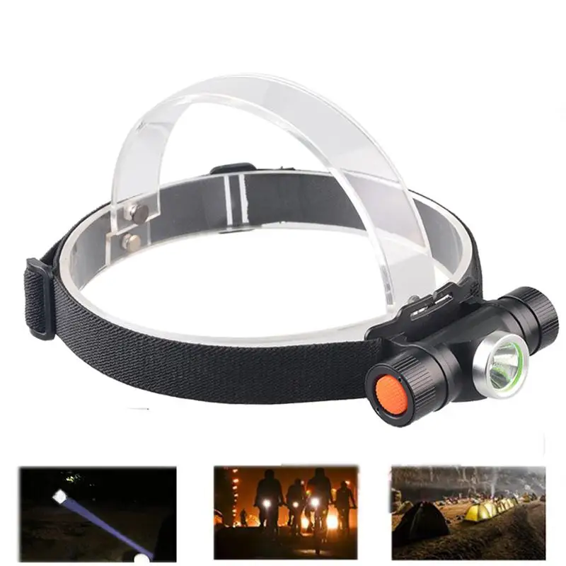 GM Powerful 10w LED Headlight USB Rechargeable 2-Mode Headlamp L2 LED Head Torch For Running Outdoor Camping