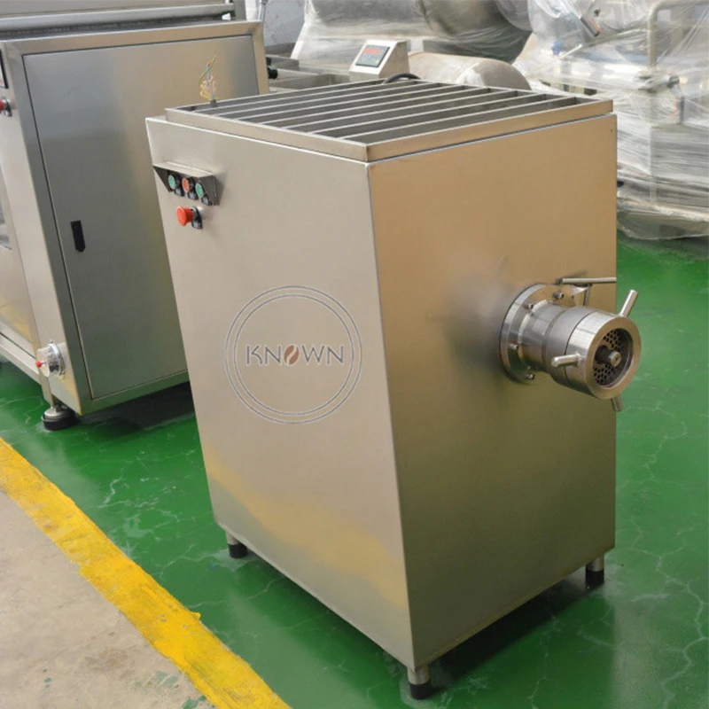 สแตนเลสสตีลเครื่องบดอุตสาหกรรมแช่แข็งไก่ Mincer สำหรับไส้กรอก Meat Ball Burger